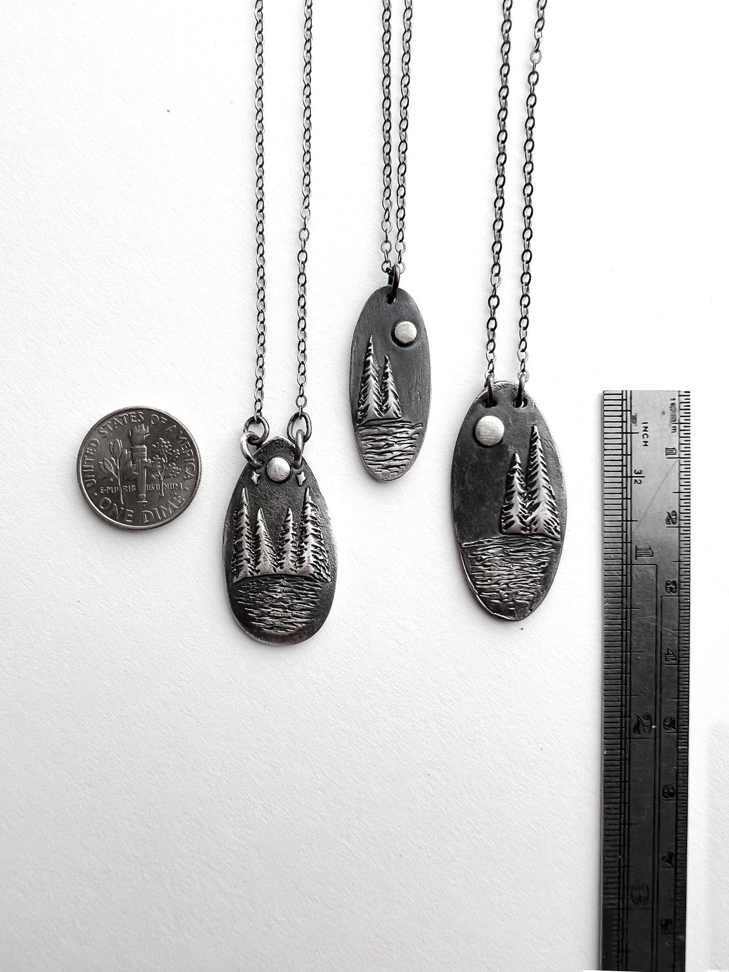 Full Moon Lake Necklace Small