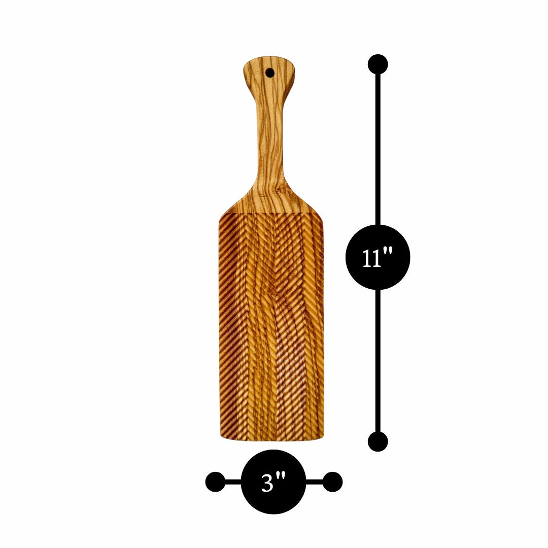 Olive Wood Gnocchi Board โ Deep Grooves for Classic Texture
