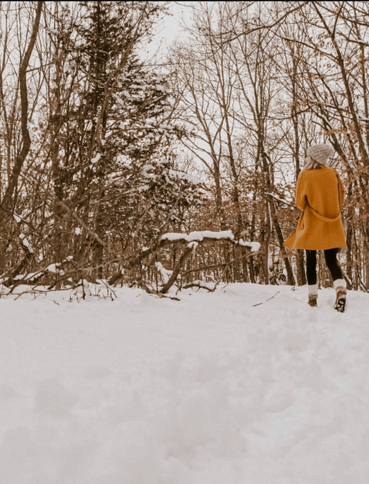 Crochet Simple Slouch Hat | Grey Marble Beanie
