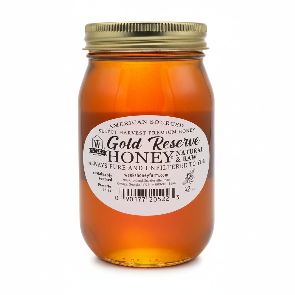 Weeks Gold Reserve Honey — Special Edition Raw Georgia Honey