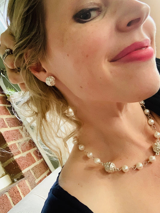 Stud โข Small Dome Earring