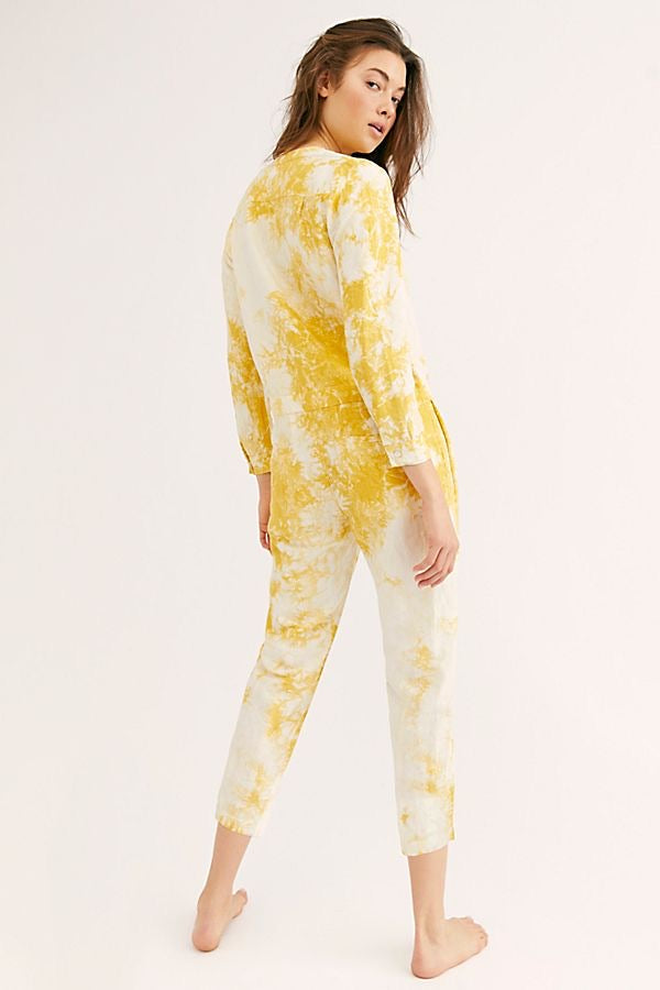 Jumpsuit Long Sleeve in Tie Dye