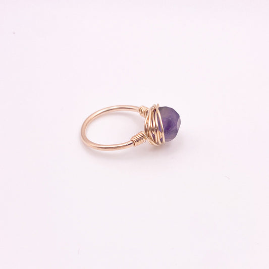 Amethyst Wrap Ring
