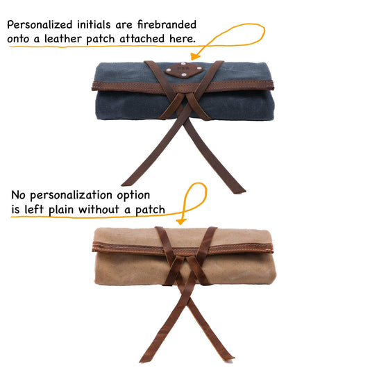 Leather and Canvas Tech Roll All For American