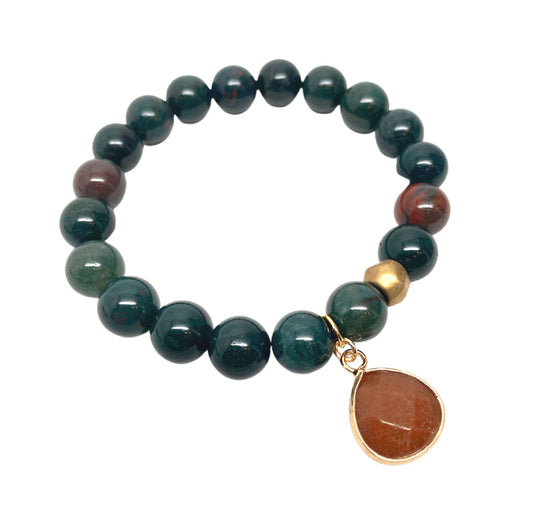 Bloodstone Bracelet