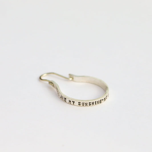 Julia Quote Hook Hoops - RBG, Nevertheless she persisted and more