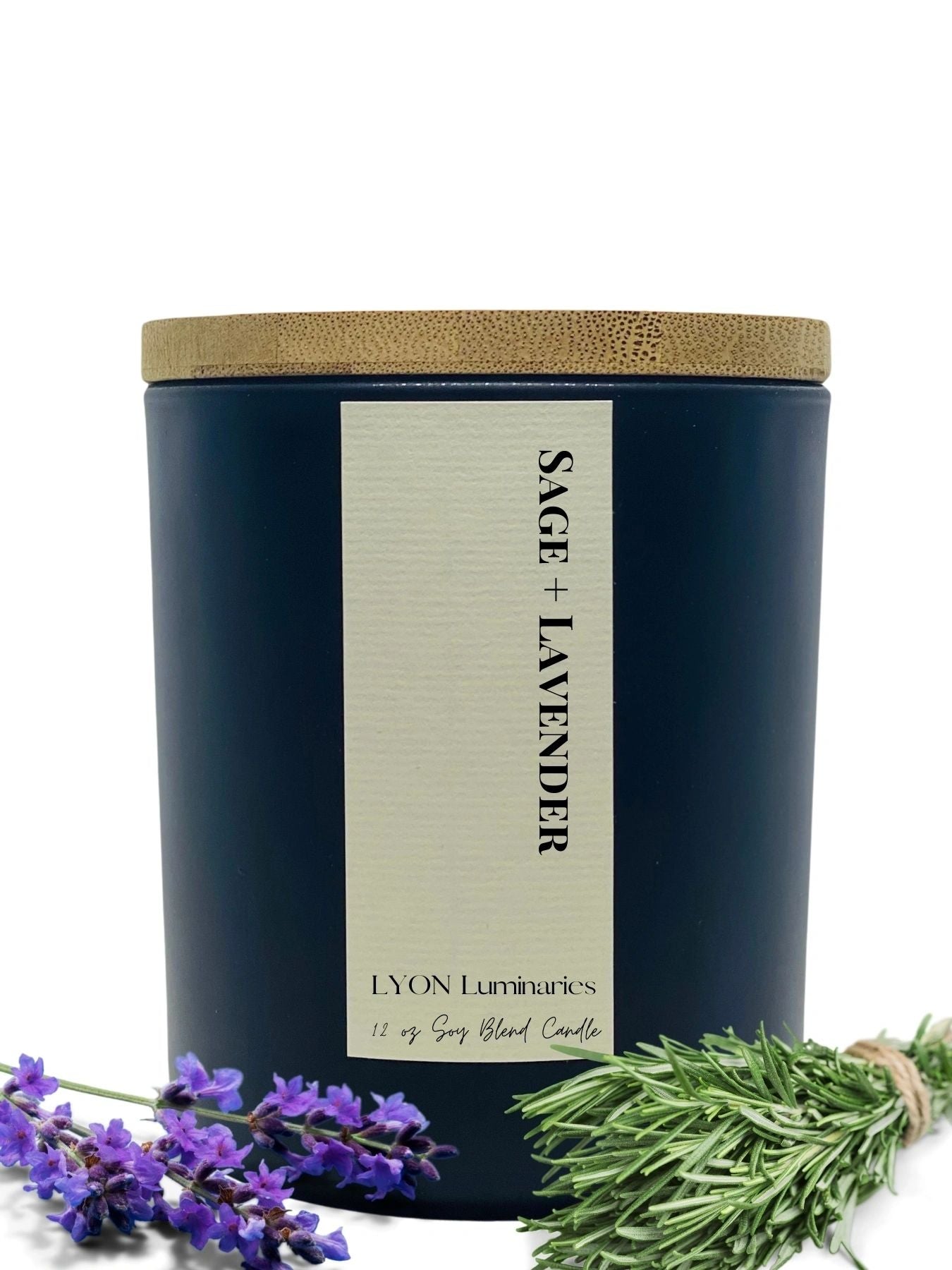 Sage & Lavender Soy Blend Candle