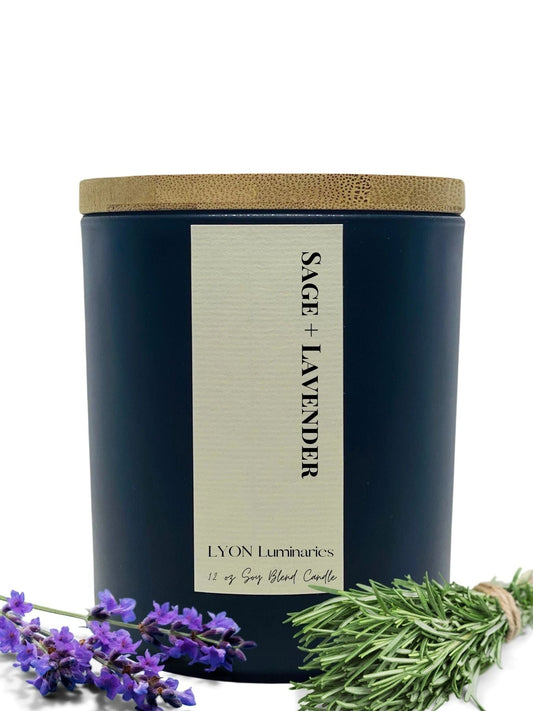Sage & Lavender Soy Blend Candle