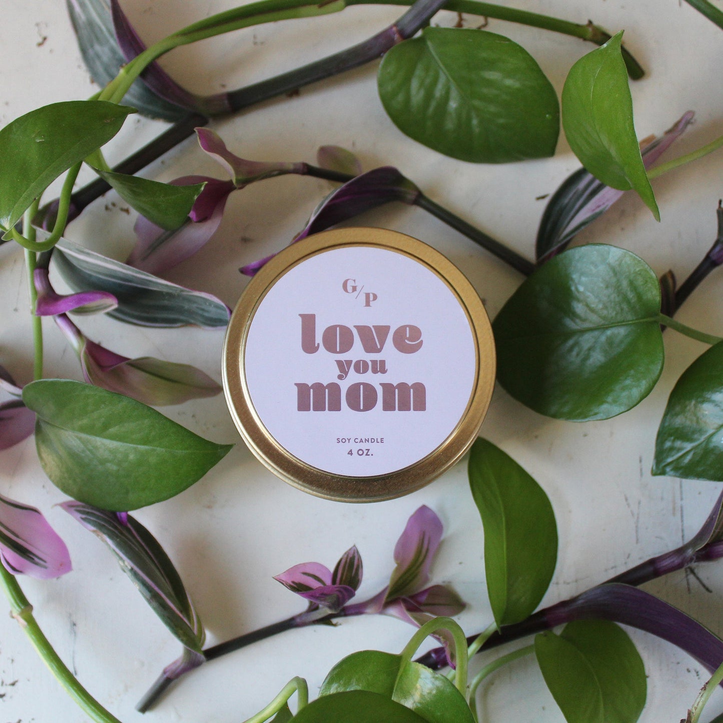 Love You Mom 4 oz. Candle Tin