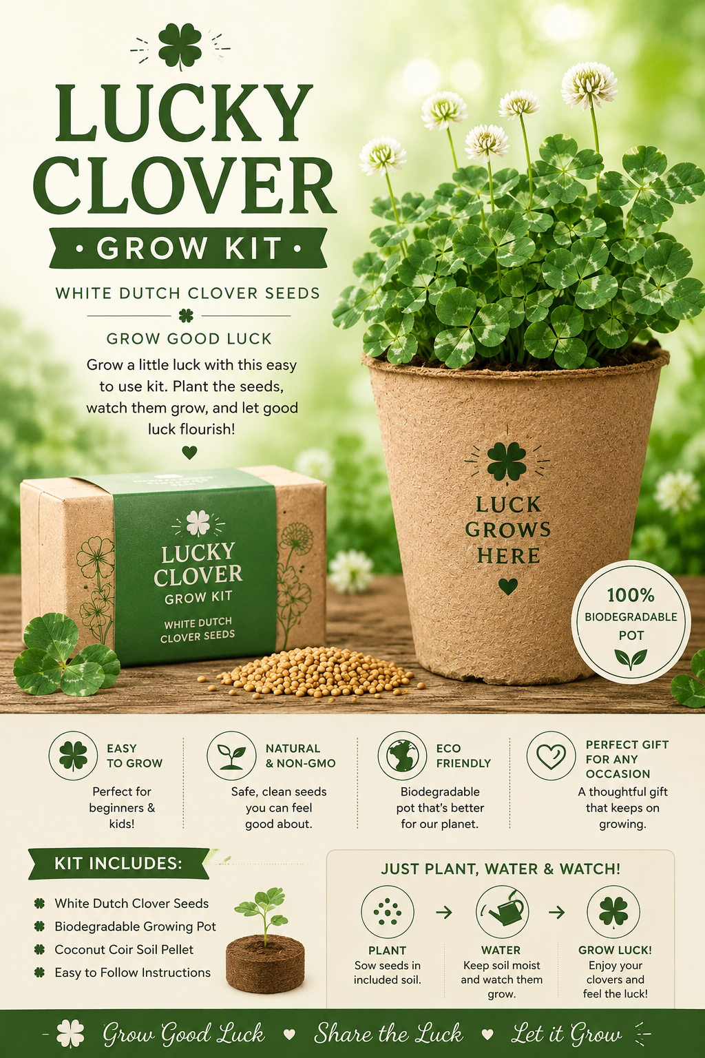 Lucky Clover Grow Kit