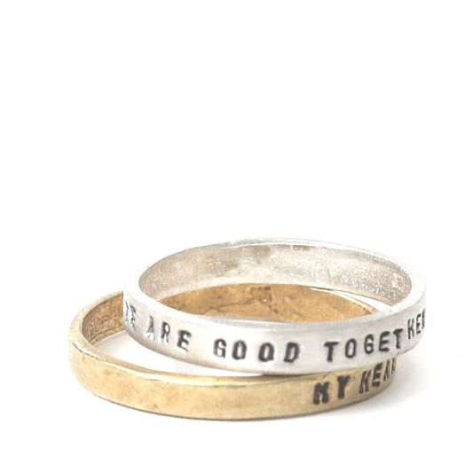 Message Stacking Rings - Love Edition