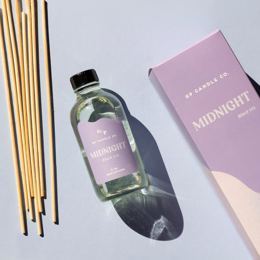 Midnight 4 oz. Hue Reed Diffuser (Black Iris)