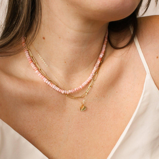 Mini Paper Heart Necklace