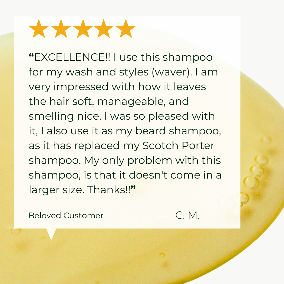 Moisture Retention Shampoo w/Rosemary & Lavender