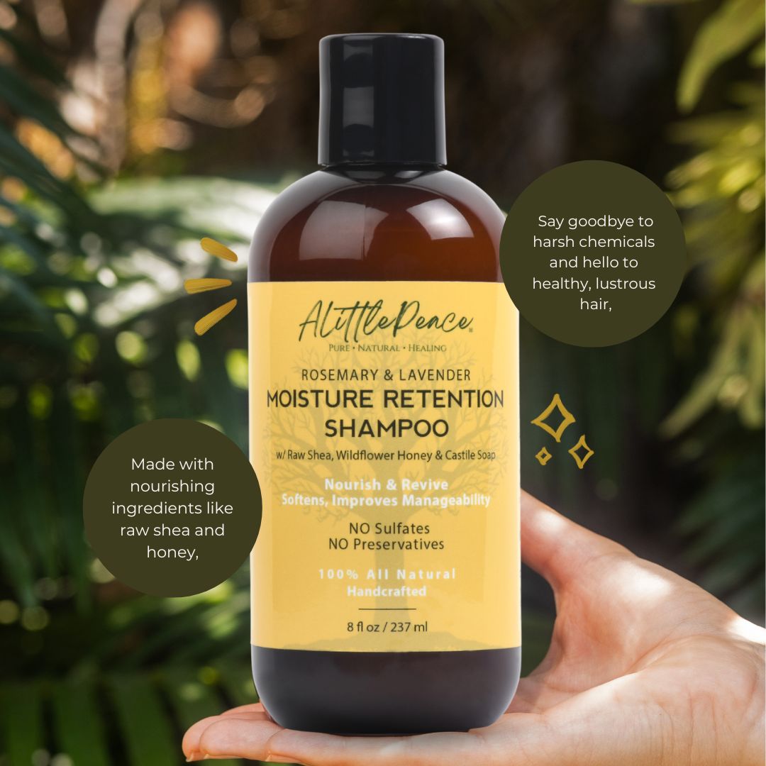 Moisture Retention Shampoo w/Rosemary & Lavender