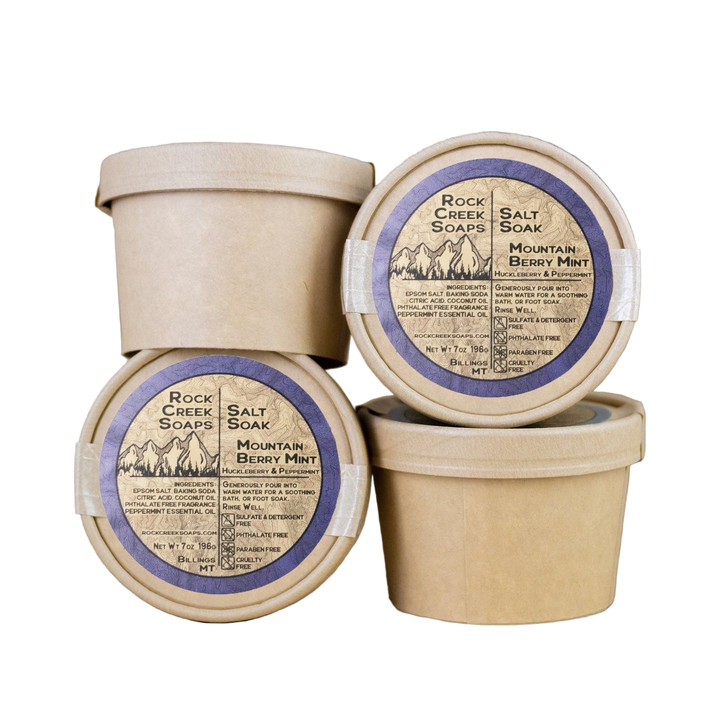 Mountain Berry Mint - Salt Soak