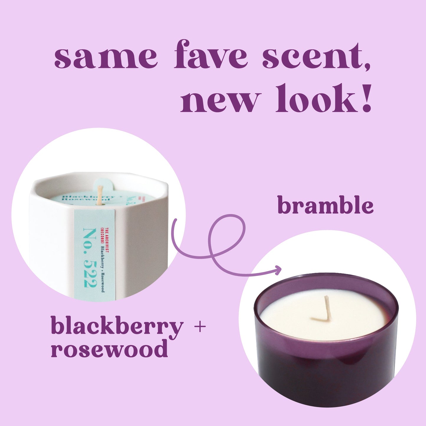 Bramble 9 oz. Hue Candle (Blackberry + Rosewood)