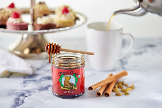 Qi Chai Honey Tea – Organic Spiced Blend for Energy & Balance (10 oz)