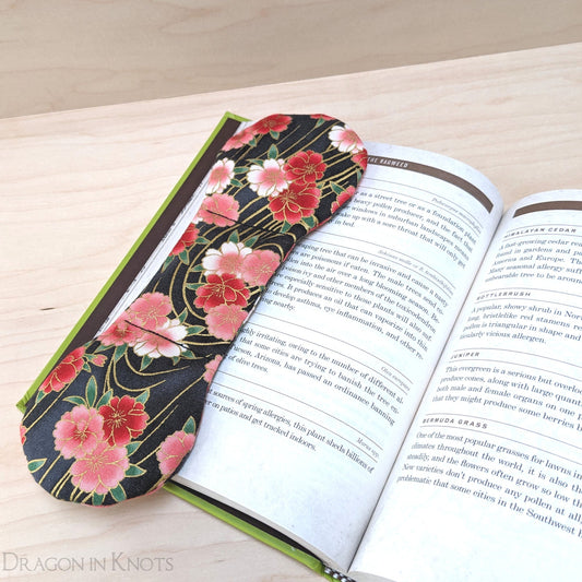 Pink Flowers Book Weight