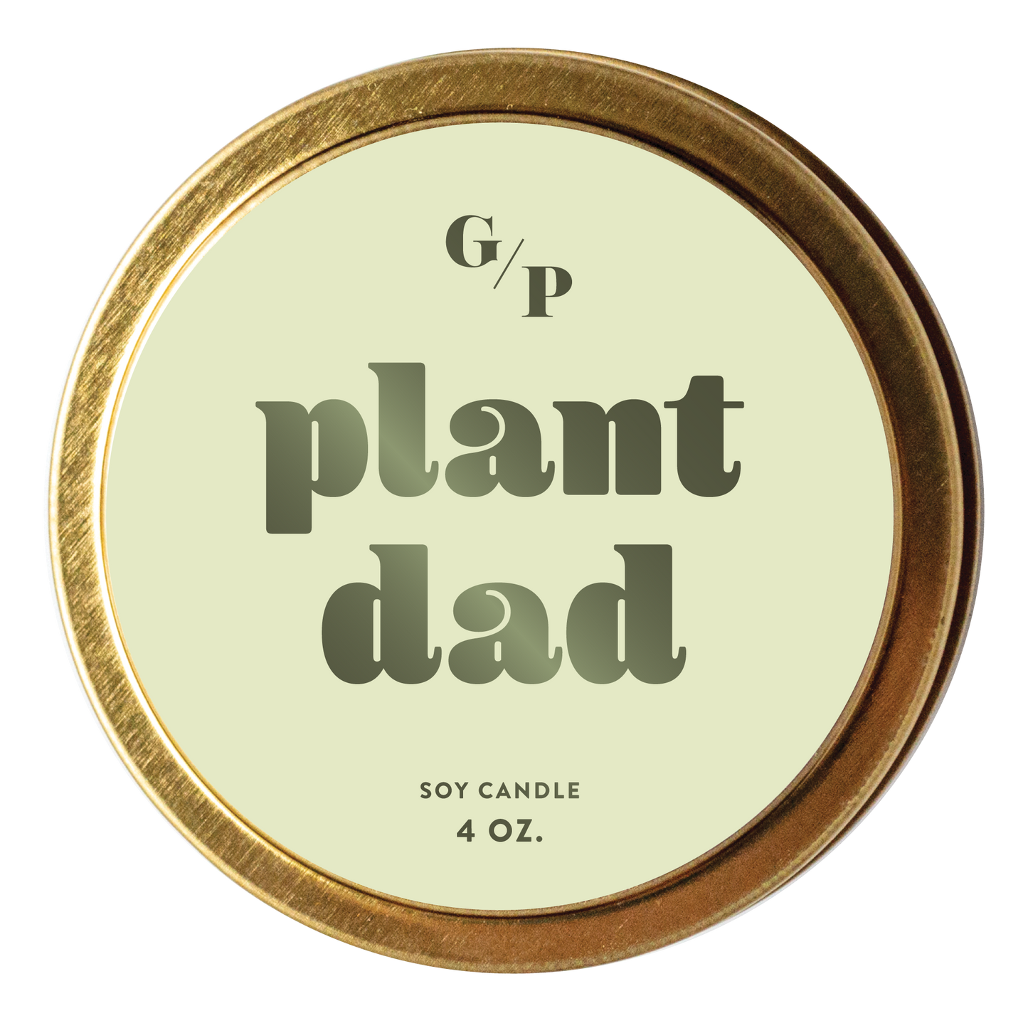 Plant Dad 4 oz. Candle Tin