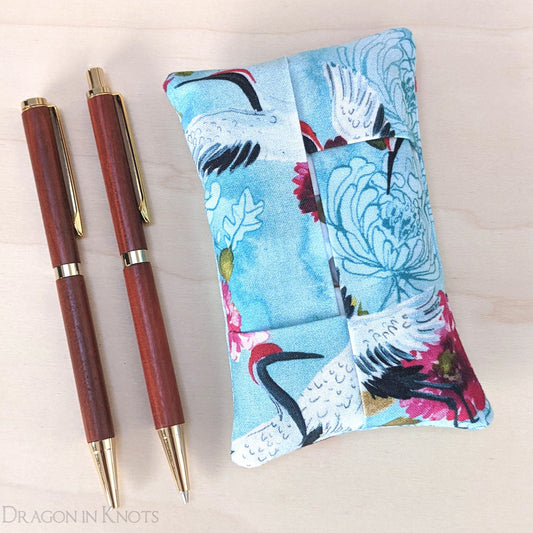 Red-crowned Crane Pocket Tissue Holder