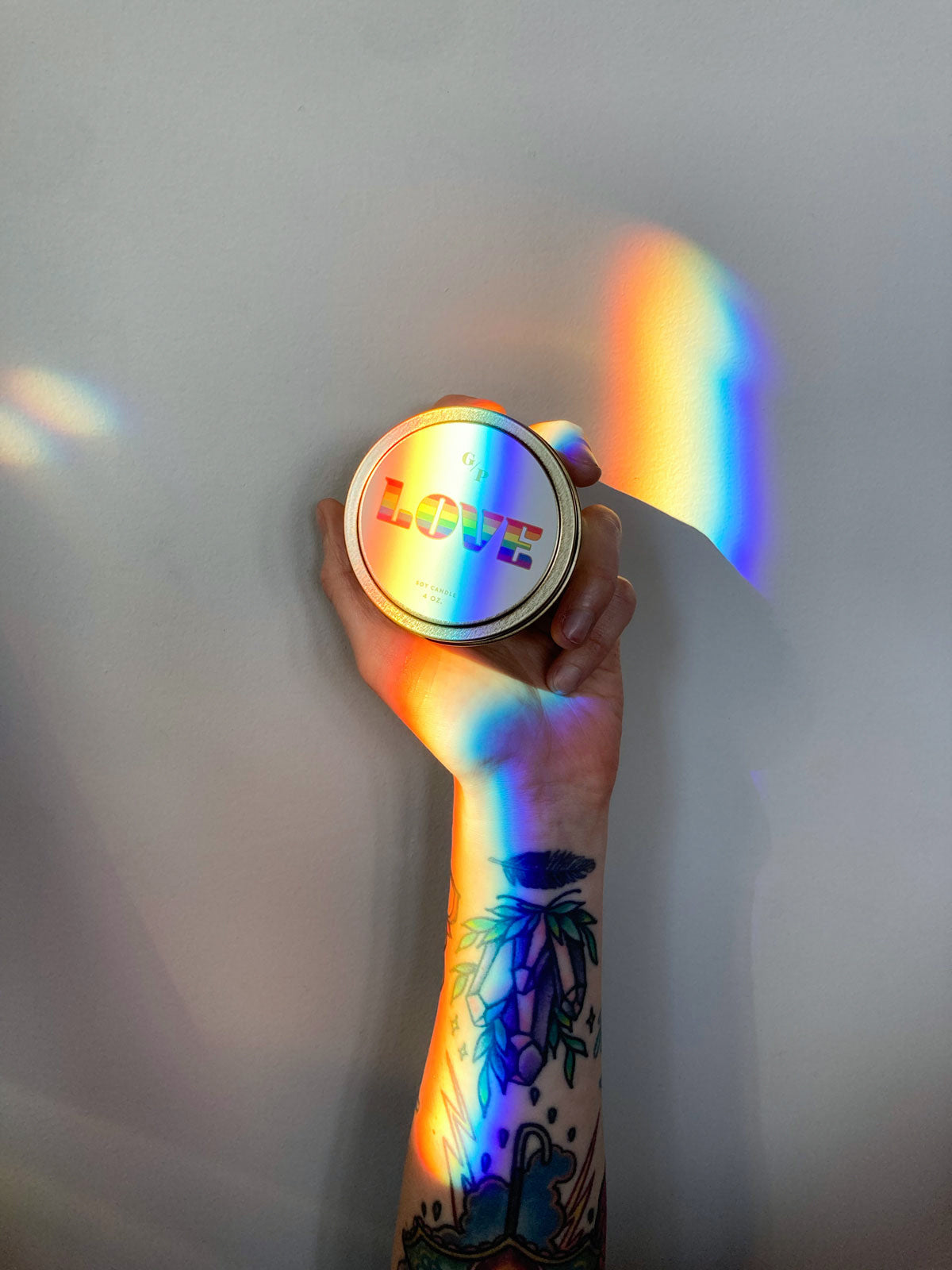 Love Pride 4 oz. Just Because Candle Tin