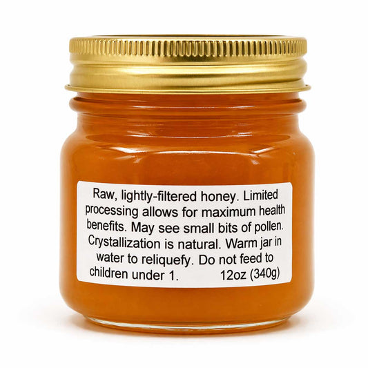 All Natural Raw Honey | 12 oz | Lance Honey Farms