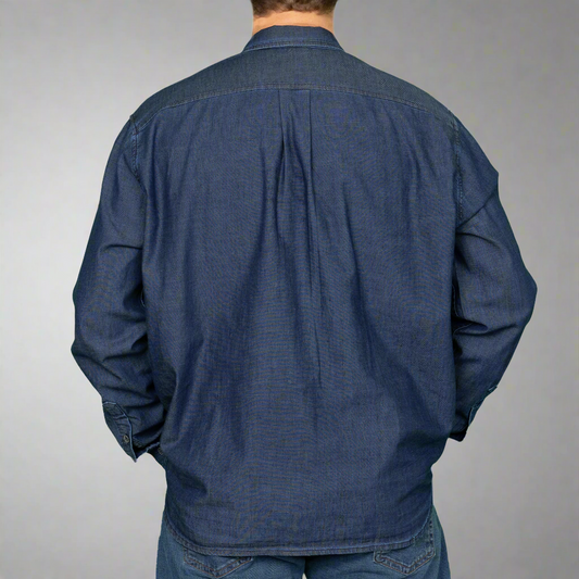 Chambray Button Up - Work Fit