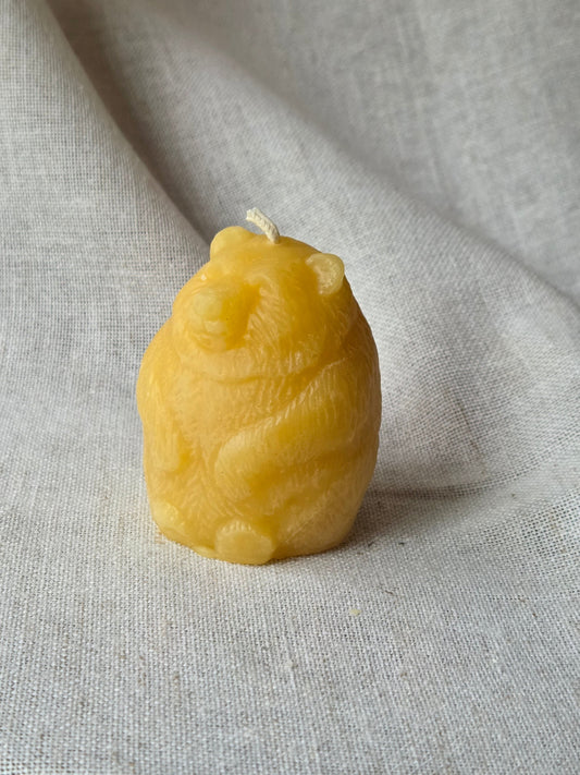 Mama Bear Votive | Beeswax Candle
