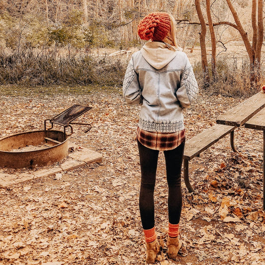 Crochet Slouch Hat | Spice Orange Beanie