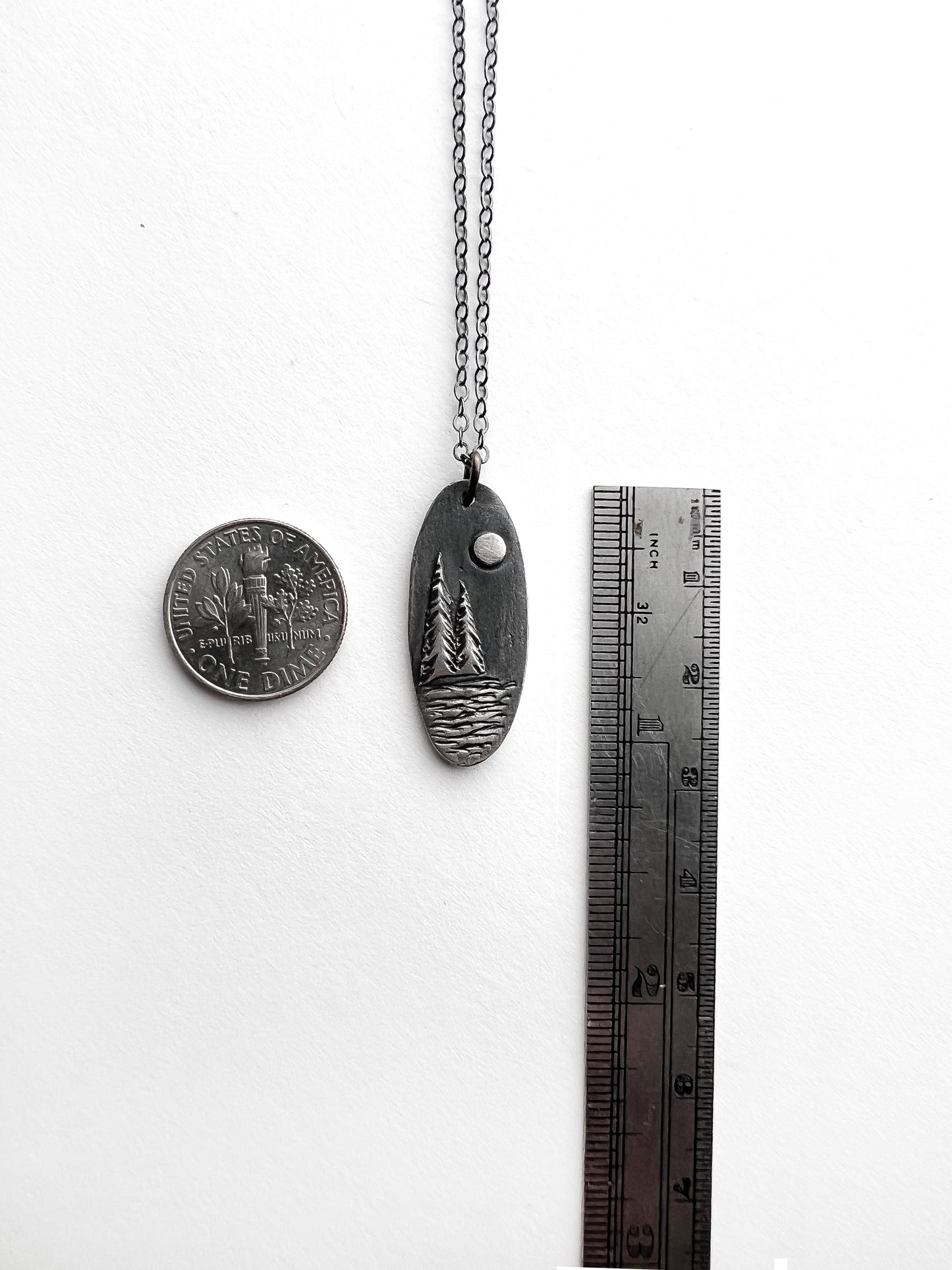 Full Moon Lake Necklace Small