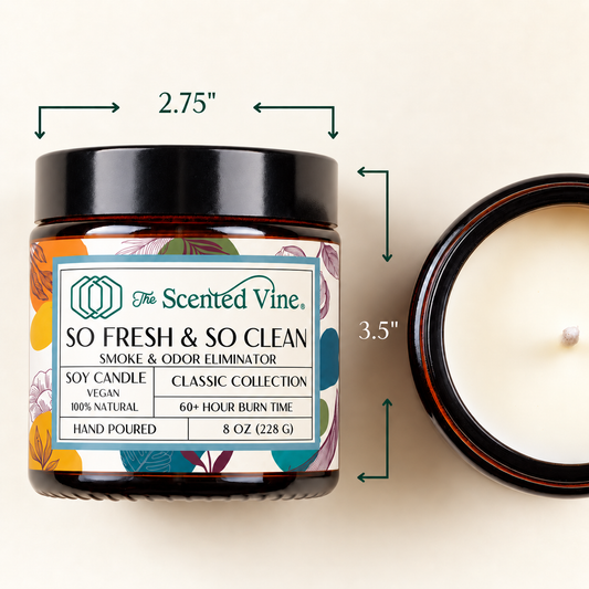 So Fresh & So Clean Candle (Smoke and Odor Eliminator) Soy Candle