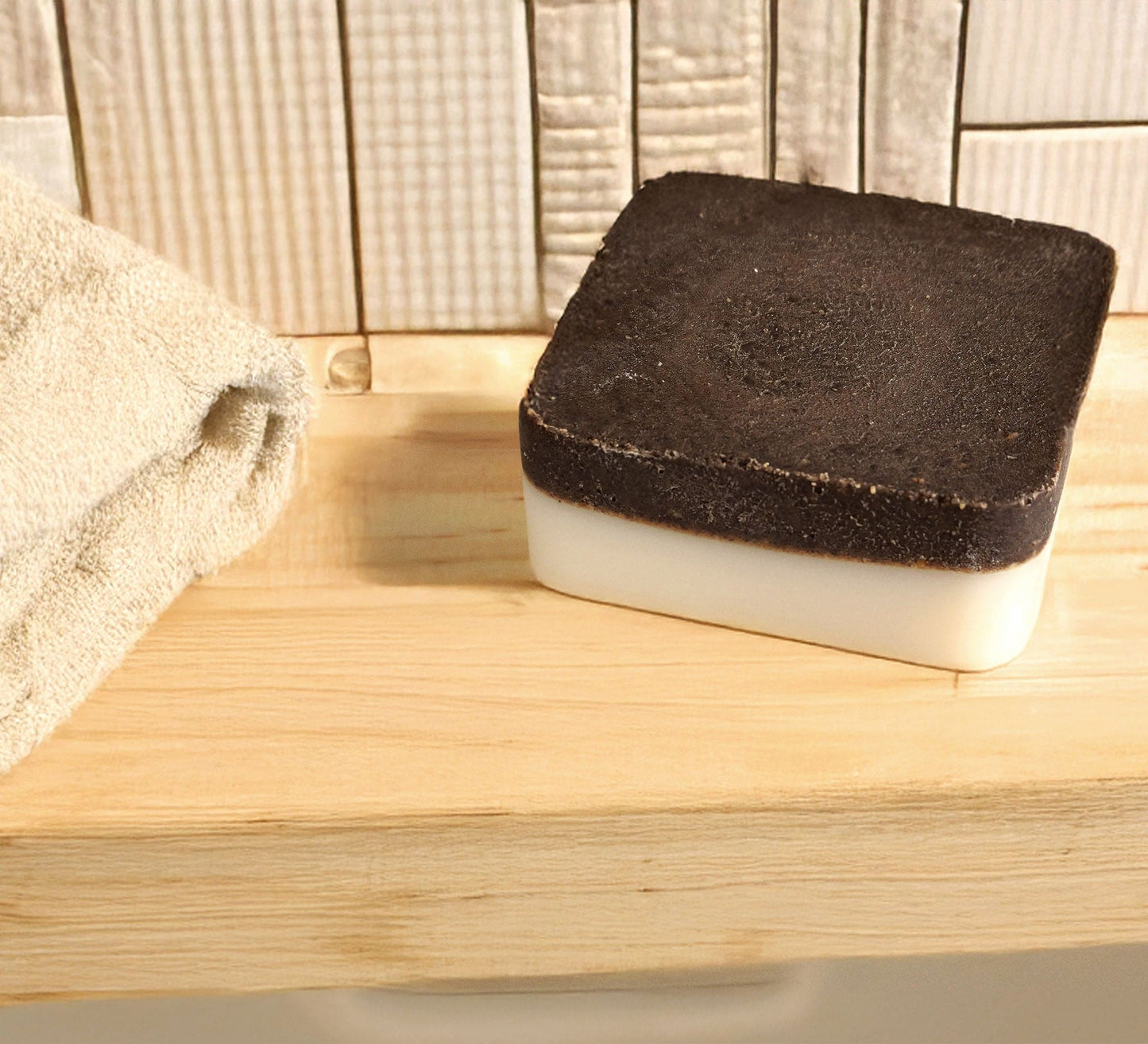 Lavender Upcycled Coffee Soap – Cleanse + Hydrate