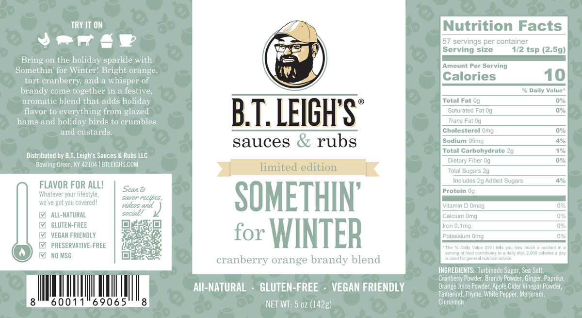 Somethin’ for Winter - Cranberry Orange Brandy Seasoning