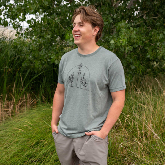 Speak for the Trees Tee - Pine Green