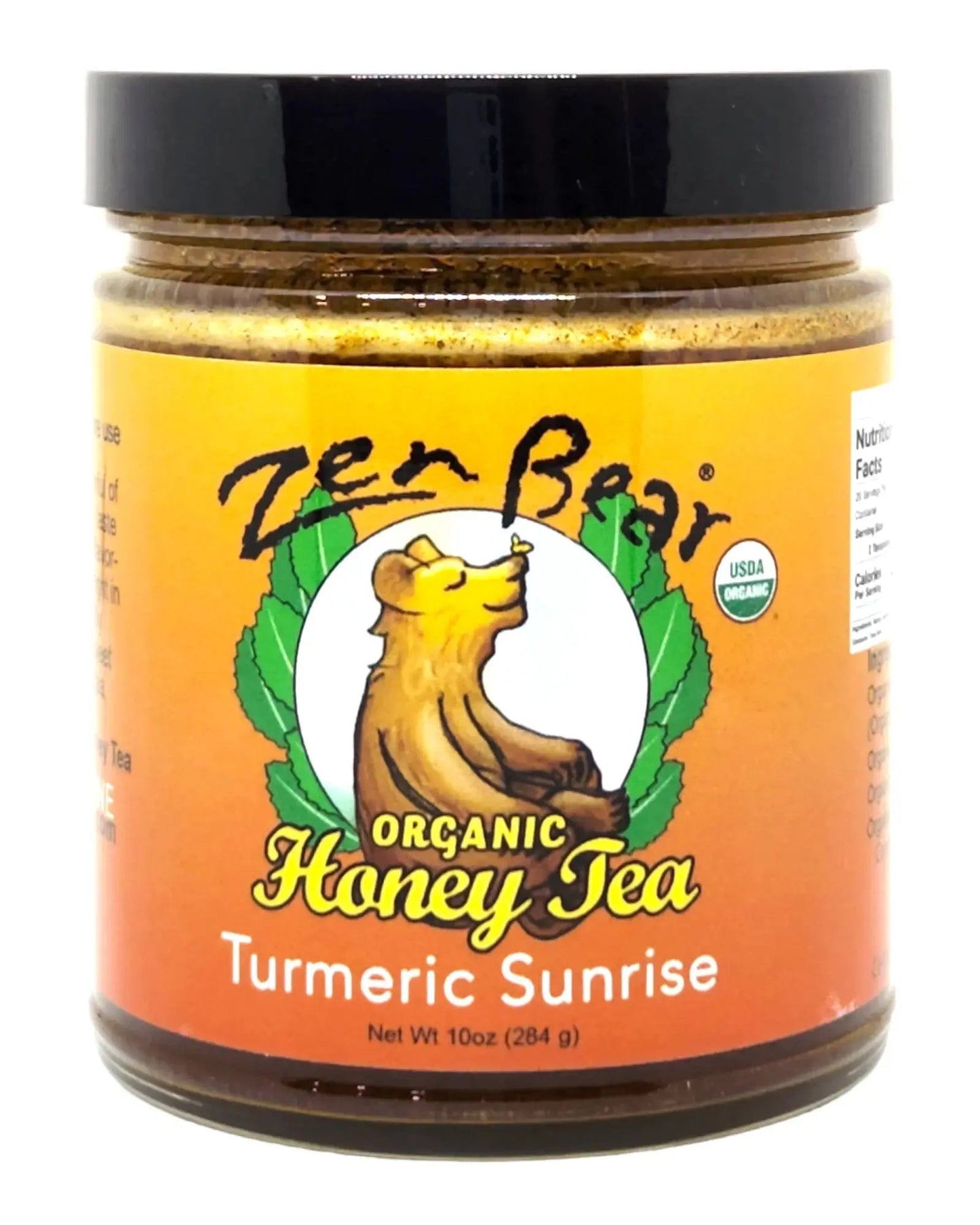 Award-Winning Organic Turmeric Sunrise Honey Tea – Golden Blend for Inflammation & Gut Health (10 oz)