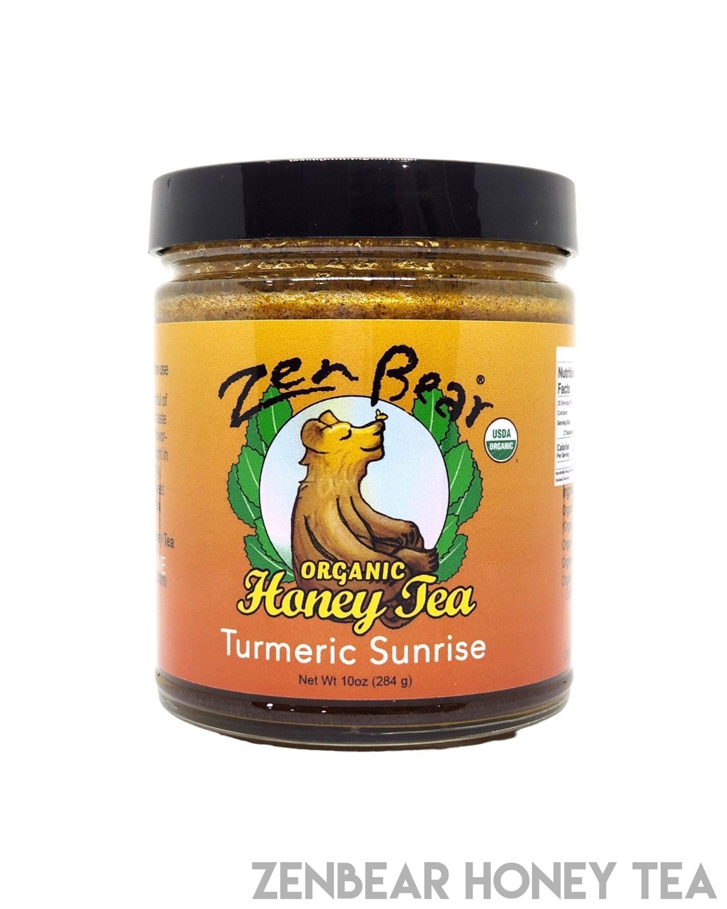 Award-Winning Organic Turmeric Sunrise Honey Tea – Golden Blend for Inflammation & Gut Health (10 oz)