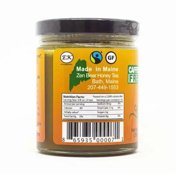 Award-Winning Organic Turmeric Sunrise Honey Tea – Golden Blend for Inflammation & Gut Health (10 oz)