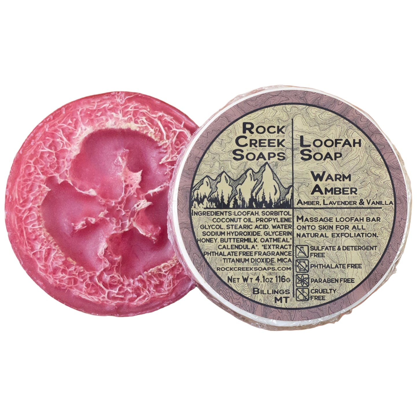 Loofah Soap | Warm Amber