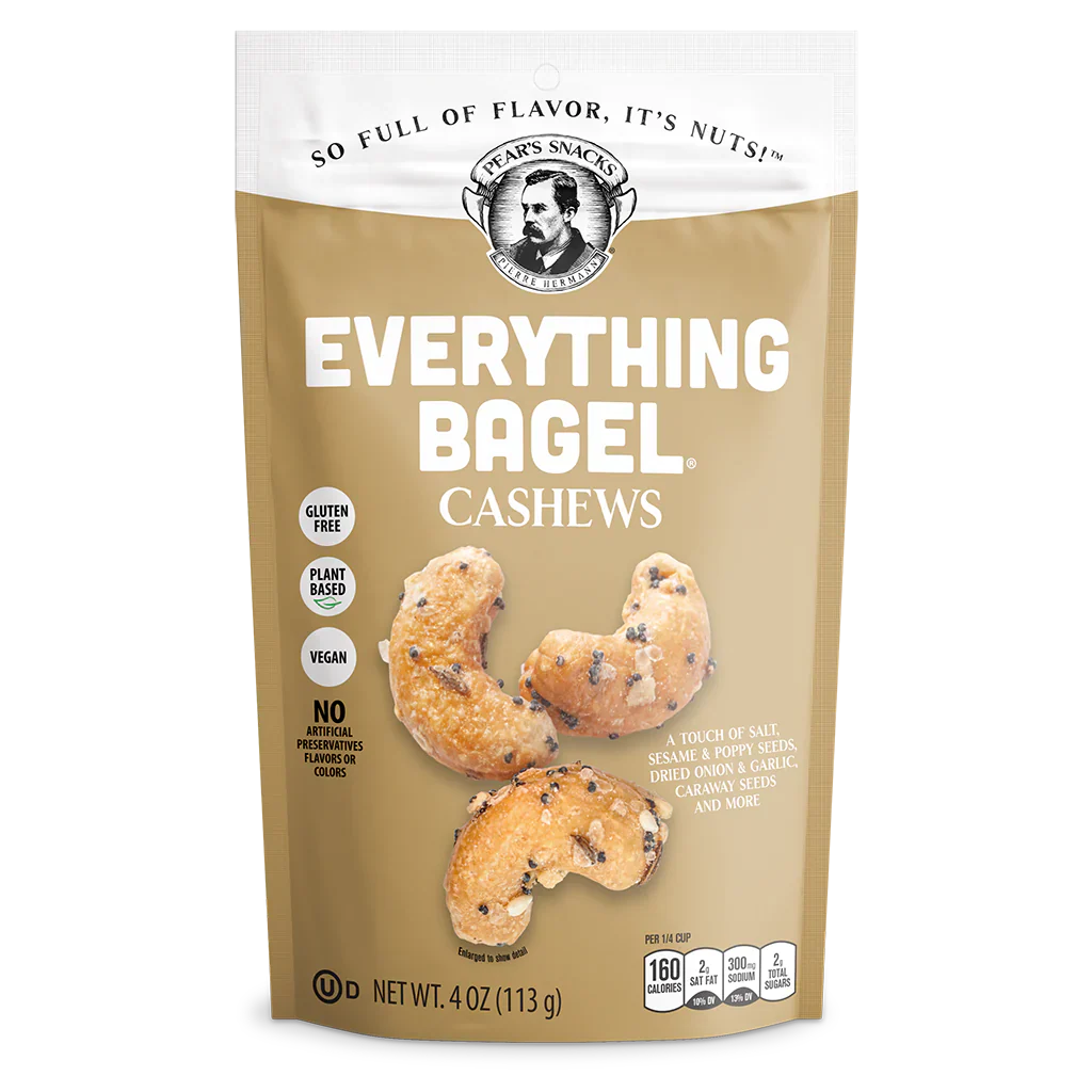 Everything Bagel Cashews | 4 oz | Brenmar