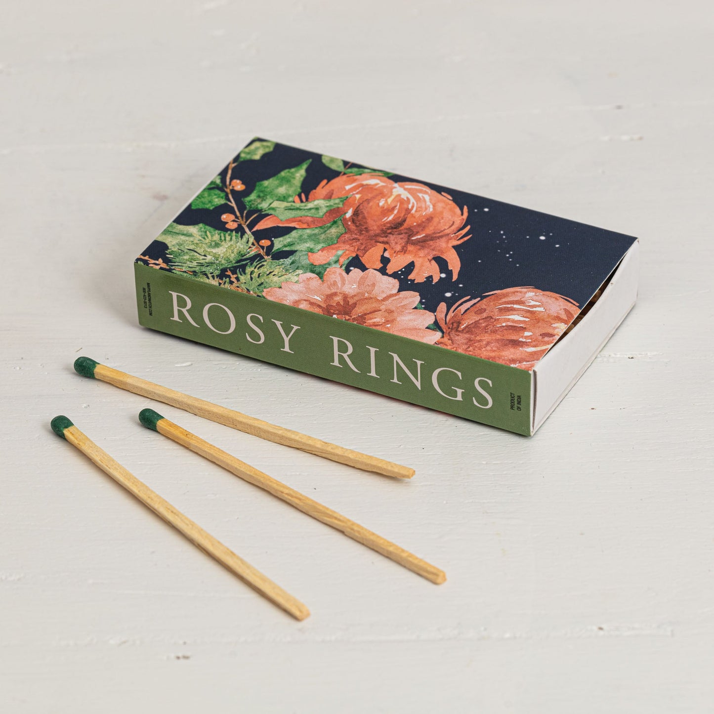 Holiday Navy Matchbox - 4"
