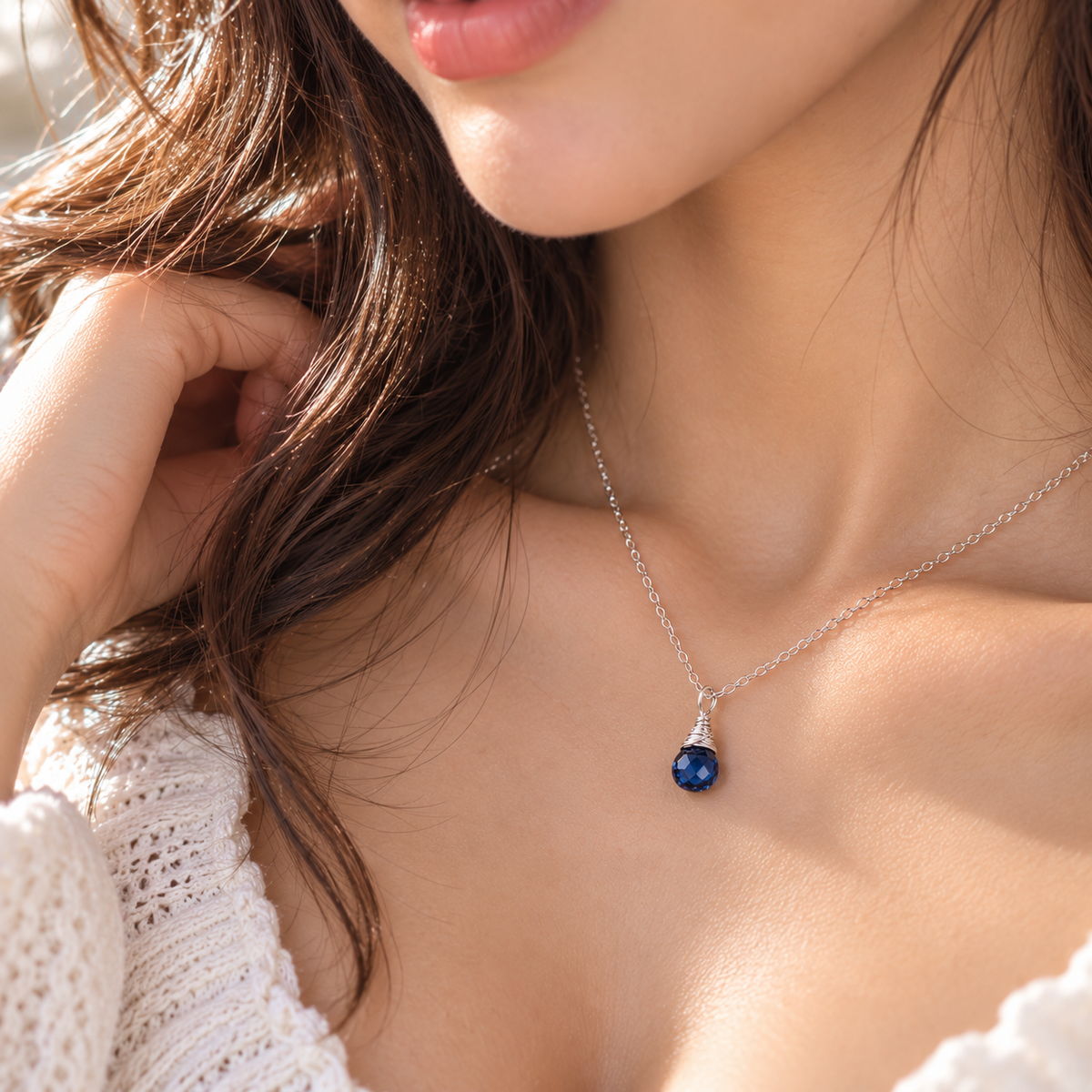 September Birthstone Necklace