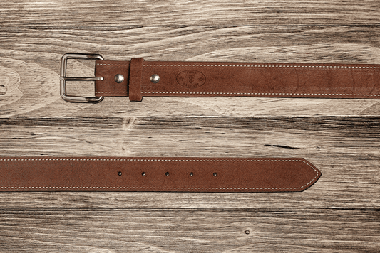 Brown Rough Out Belt 48