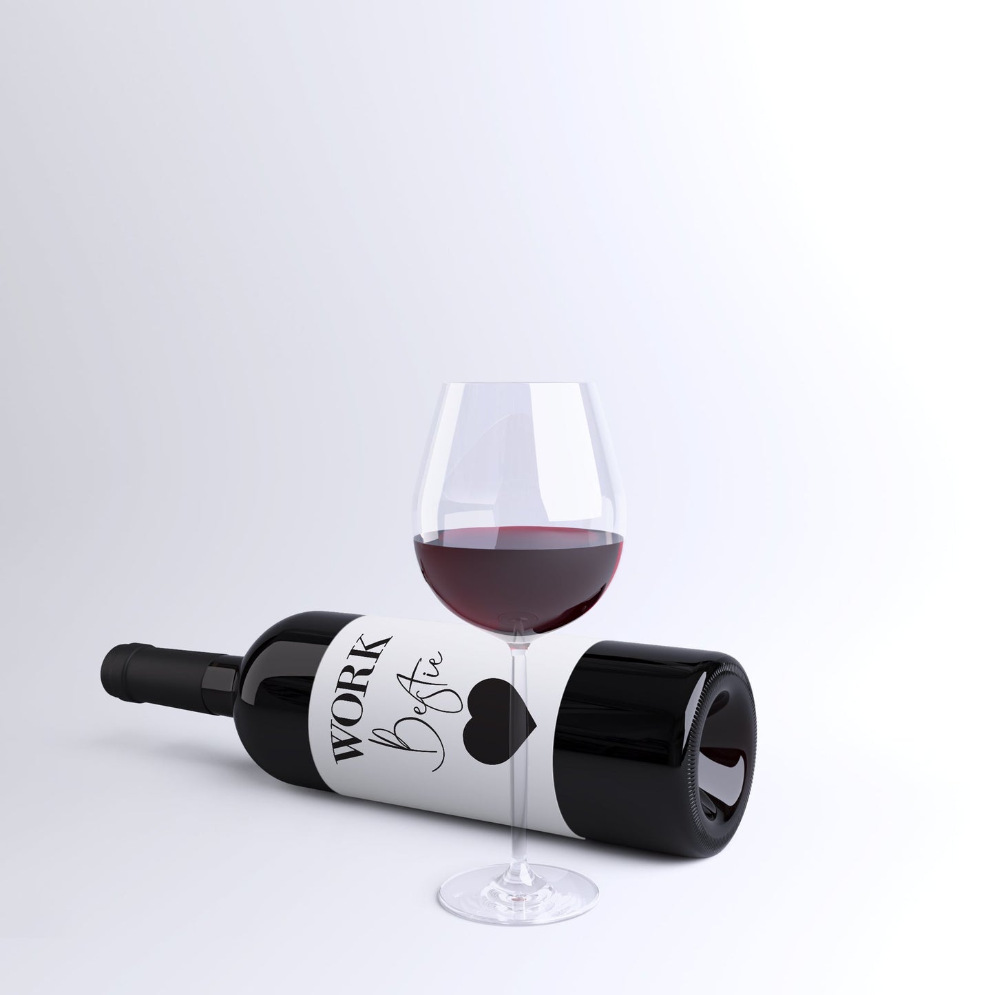 Funny Coworker Wine Labels, Pack of 8