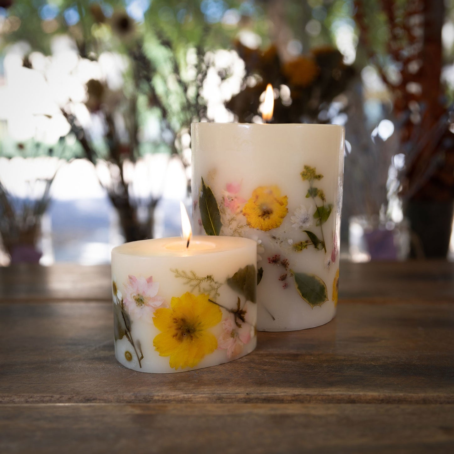 Lemon Blossom Petite Oval Botanical Candle