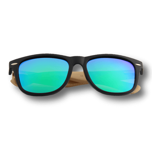 Real Bamboo Wood Wanderer Style Sunglasses by WUDN