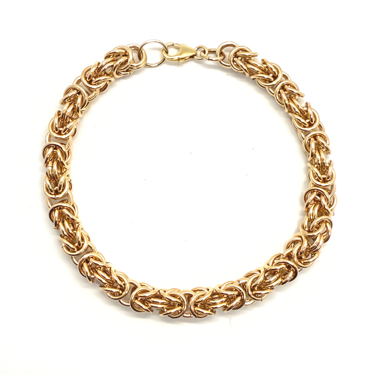 Byzantine Chainmaille Bracelet in 14K Gold Fill