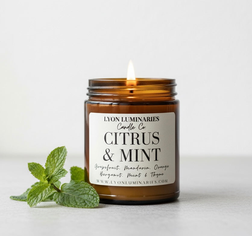 Citrus & Mint Soy Blend Candle