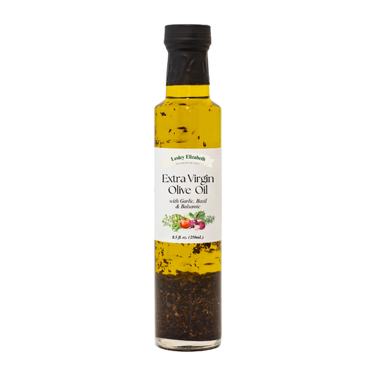 Extra Virgin Olive Oil with Garlic, Basil & Balsamic