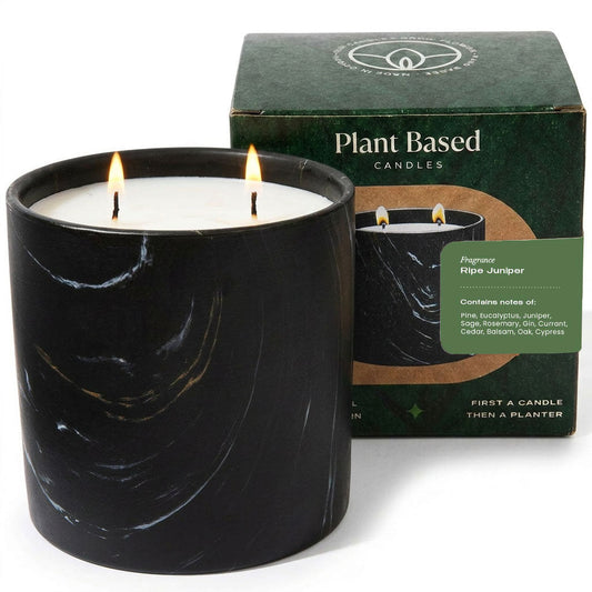 Ripe Juniper Black Marquina Candle 17oz